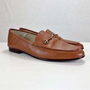 Sam Edelman Loraine Bit Loafer Size 9M Preppy Academia Slip-on Saddle Leather